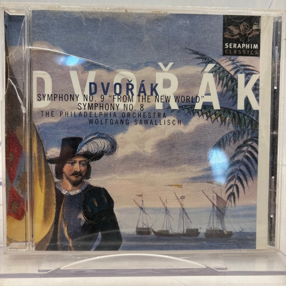 Dvorak Symphony No 8 & 9 New World Philadelphia Orchestra Sawallisch CD CDR73286